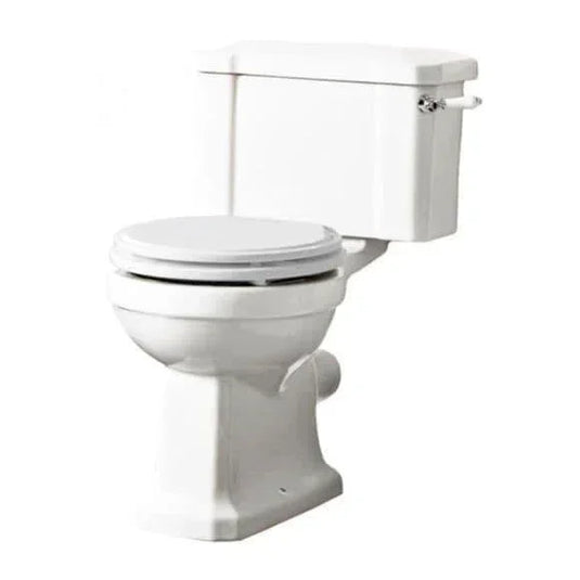 Tavistock Vitoria Close Coupled Open Back Pan - White - P850S - Envy Bathrooms Ltd
