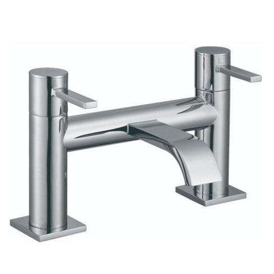 The White Space Fall Bath Filler Tap - Chrome - Envy Bathrooms Ltd