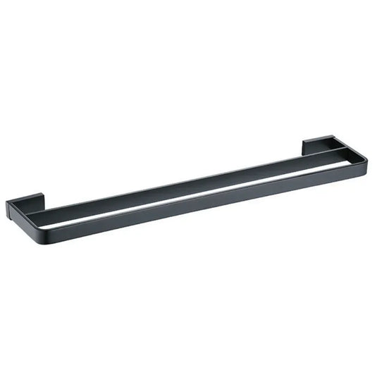 The White Space Legend Double Towel Rail 600mm Wide - Black - Envy Bathrooms Ltd