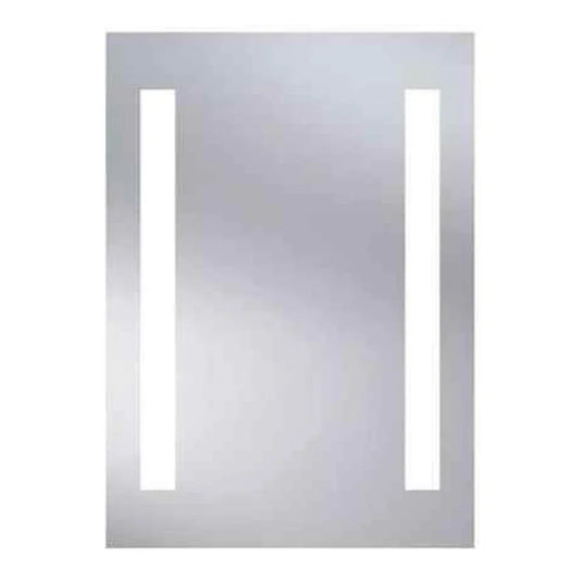 The White Space Par Illuminated LED Bathroom Mirror - 700mm H x 500mm W - Chrome - Envy Bathrooms Ltd