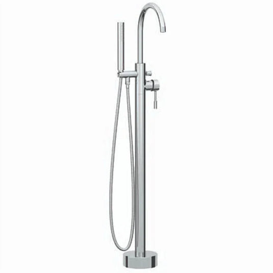 The White Space Pin Single Lever Freestanding Bath Shower Mixer Tap with Shower Kit - Chrome - Envy Bathrooms Ltd