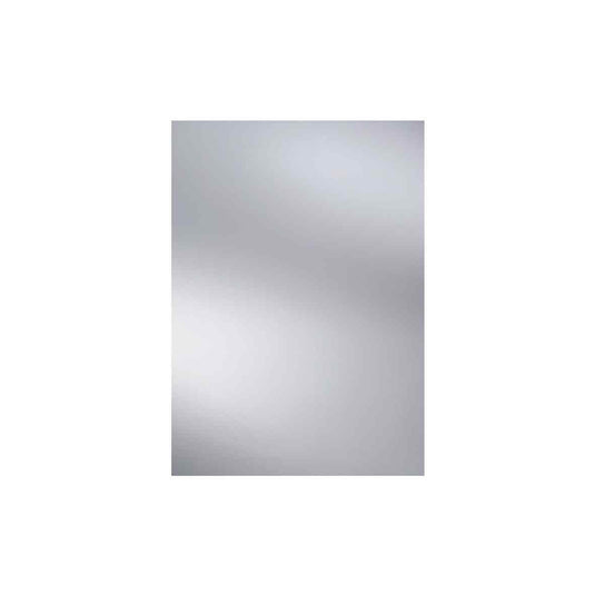 The White Space Rectangle Non-Illuminated Bathroom Mirror - 700mm H x 500mm W - Chrome - Envy Bathrooms Ltd