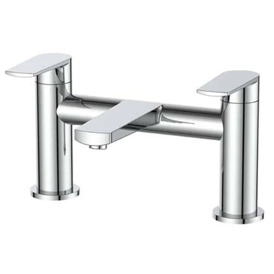 The White Space Sierra 2-Hole Dual Lever Bath Filler Tap - Chrome - Envy Bathrooms Ltd