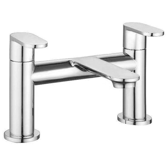 The White Space True Brassware 2-Hole Dual Lever Bath Filler Tap - Chrome - Envy Bathrooms Ltd