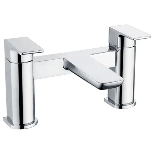 The White Space Veto 2-Hole Dual Lever Bath Filler Tap - Chrome - Envy Bathrooms Ltd