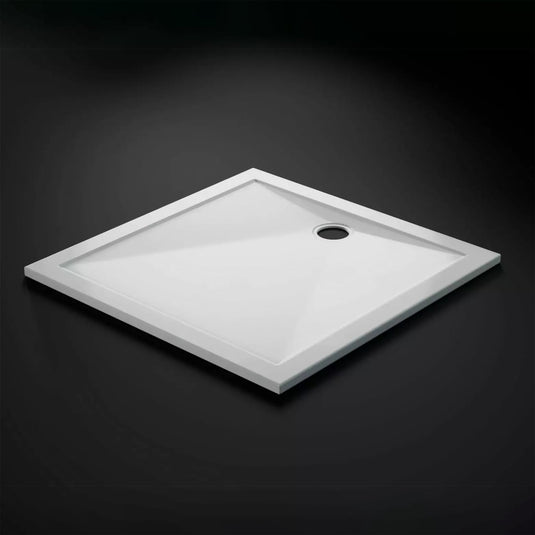 TrayMate TM25 Elementary Anti-Slip Square Shower Tray 1000x1000mm White | G0050 - Envy Bathrooms Ltd