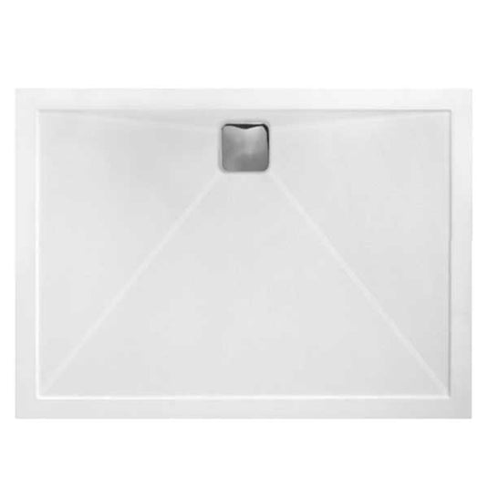 TrayMate TM25 Elementary Rectangular Shower Tray 1700mm x 700mm Matt White | G0070 - Envy Bathrooms Ltd