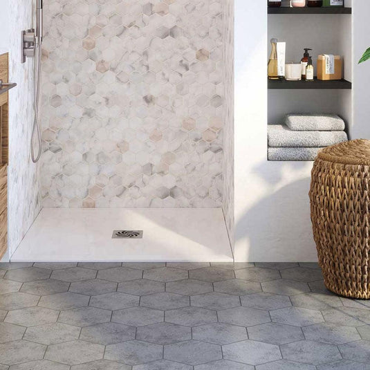 Traymate TM25 Symmetry 900 x 900mm Anti-Slip Square Shower Tray - Envy Bathrooms Ltd