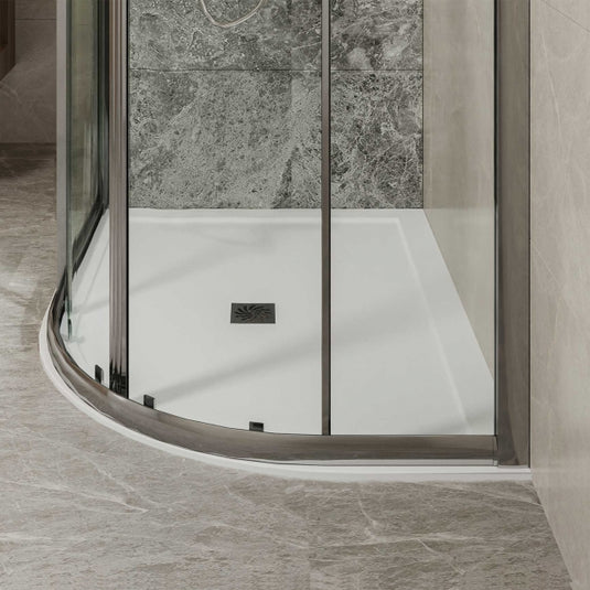 TrayMate TM25 Symmetry Offset Quadrant Shower Tray 1000mm x 800mm Right Handed | G0199 - Envy Bathrooms Ltd