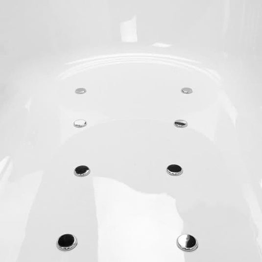 Trojan Cascade 1700 x 750mm Single Ended 18 Jet Whirlpool Bath & Waste - Envy Bathrooms Ltd