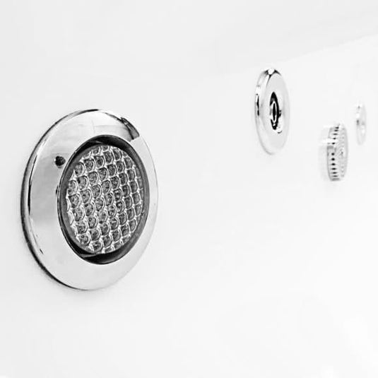 Trojan Cascade 1800 x 800mm Double Ended 18 Jet Whirlpool Bath with LED Light & Waste - Envy Bathrooms Ltd