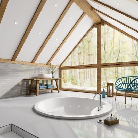 Trojan Oasis 1800mm Round Inset Super Deep Bath - Envy Bathrooms Ltd