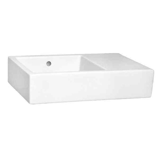Vitra Arkitekt Wall Hung Basin - 600mm Wide - 0 Tap Hole - Envy Bathrooms Ltd