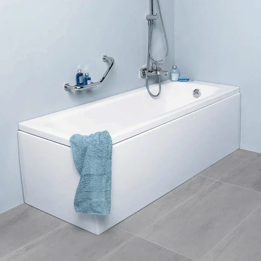 Vitra Balance Single Ended Rectangular Bath 1600mm x 700mm - 0 Tap Hole - Envy Bathrooms Ltd