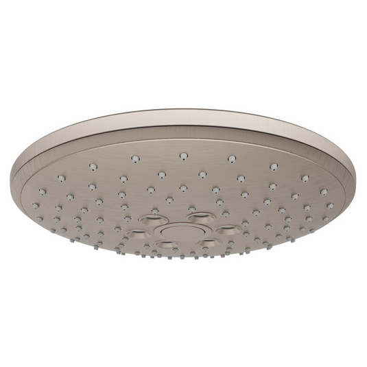VitrA Bliss 240mm 2-Function Showerhead | Brushed Nickel | A4574234EXP - Envy Bathrooms Ltd