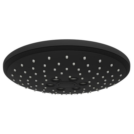 VitrA Bliss 240mm 2-Function Showerhead | Matt Black | A4574236EXP - Envy Bathrooms Ltd
