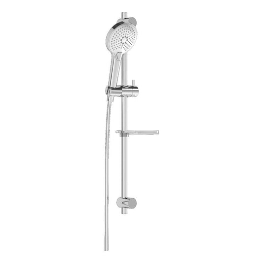 VitrA Bliss 3-Function Hand Shower With Slide Rail | Chrome | A45743EXP - Envy Bathrooms Ltd