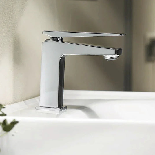 Vitra Brava Monobloc Basin Mixer Tap - Single Handle - Chrome - Envy Bathrooms Ltd