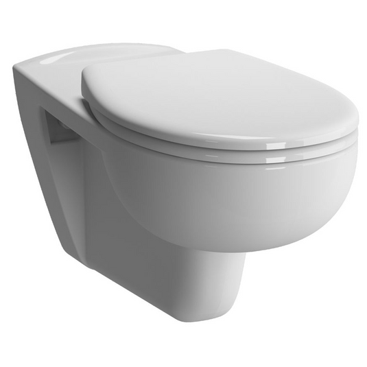 VitrA Conforma Accessible Wall Hung Pan Only - White - 5813B003-0075 - Envy Bathrooms Ltd