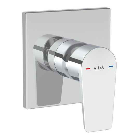 VitrA Flow Square Integrated Shower Mixer Valve | Chrome | A43298EXP - Envy Bathrooms Ltd