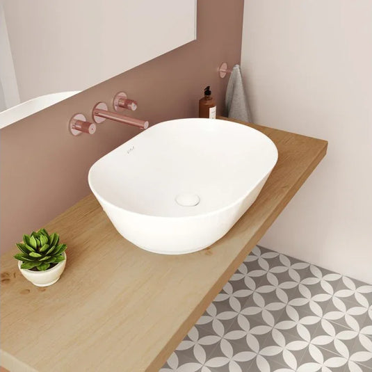 VitrA Geo 545x400mm 0TH Basin (No Overflow) - White - 7427B003-0016 - Envy Bathrooms Ltd