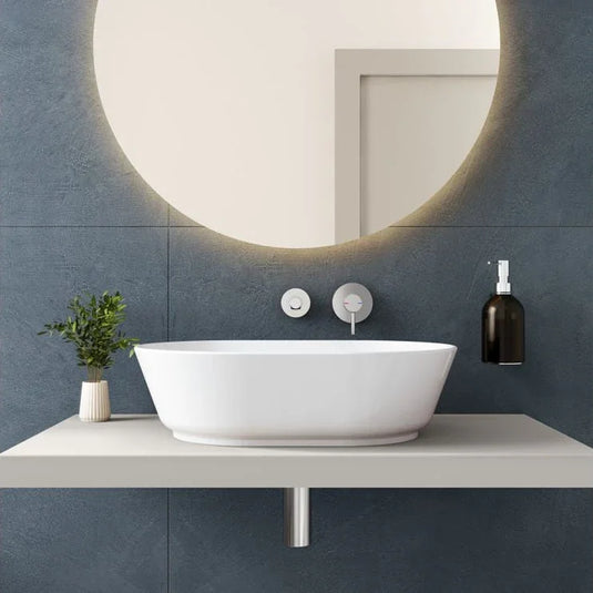 VitrA Geo 545x400mm 0TH Basin w/Overflow - White - 7427B003-0012 - Envy Bathrooms Ltd