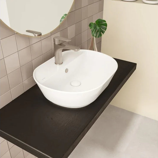 VitrA Geo 545x430mm 1TH Basin w/Overflow - White - 7428B003-0001 - Envy Bathrooms Ltd