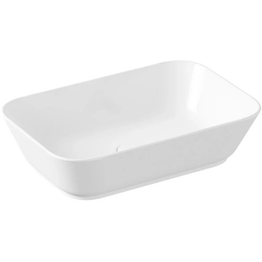 VitrA Geo 600x400mm 0TH Basin (No Overflow) - White - 7425B003-0016 - Envy Bathrooms Ltd