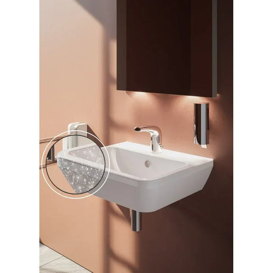 VitrA Geo 600x425mm 1TH Basin w/Overflow - White - 7426B003-0001 - Envy Bathrooms Ltd