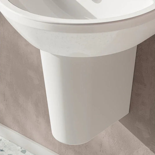 VitrA Integra 170x265mm Semi Pedestal Only - White - 5315L003-0156 - Envy Bathrooms Ltd