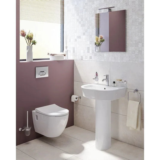 VitrA Integra 180x175mm Full Pedestal Only - White - 6936L003-0156 - Envy Bathrooms Ltd