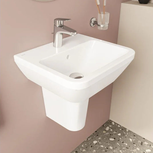 VitrA Integra 445x400mm 1TH Basin w/Overflow - White - 7047L003-0001 - Envy Bathrooms Ltd