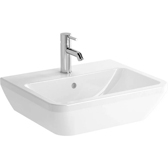 VitrA Integra 550x445mm 1TH Basin w/Overflow - White - 7049L003-0001 - Envy Bathrooms Ltd