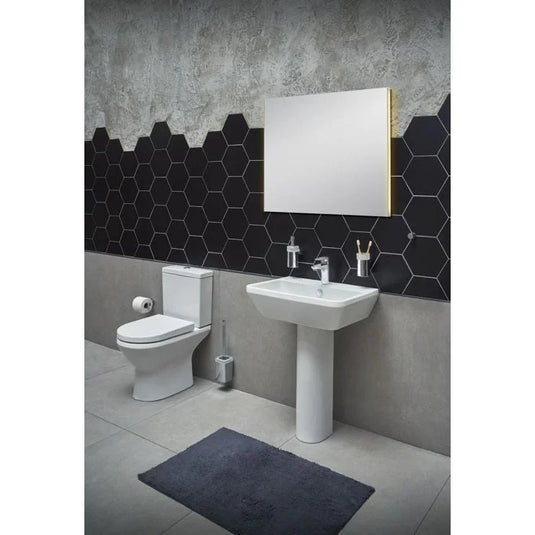 VitrA Integra 650x490mm 1TH Basin w/Overflow - White - 7051L003-0001 - Envy Bathrooms Ltd