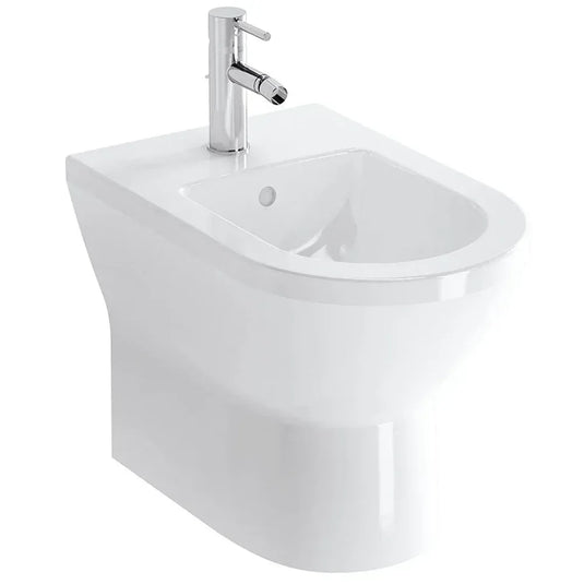 Vitra Integra Back to Wall Bidet 355mm Wide - 1 Tap Hole - Envy Bathrooms Ltd
