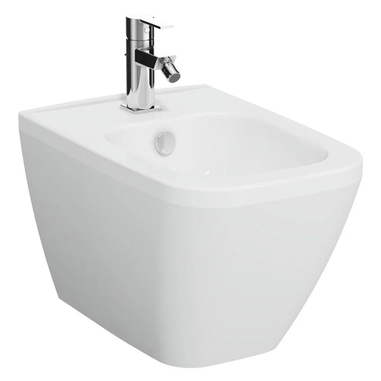 Vitra Integra Wall Hung Bidet 365mm Wide - White - Envy Bathrooms Ltd