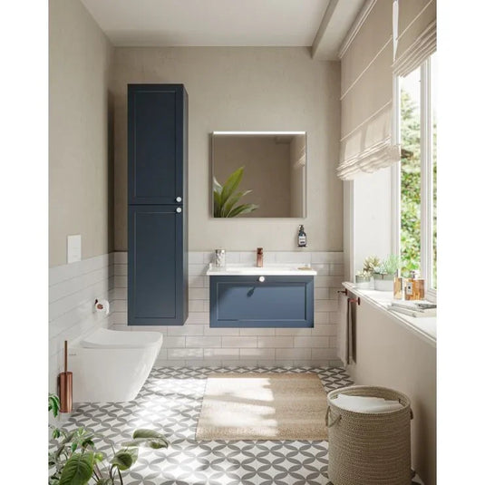 VitrA Integra Classic 805x470mm 1TH Vanity Basin w/Overflow - White - 7001B003-0001 - Envy Bathrooms Ltd