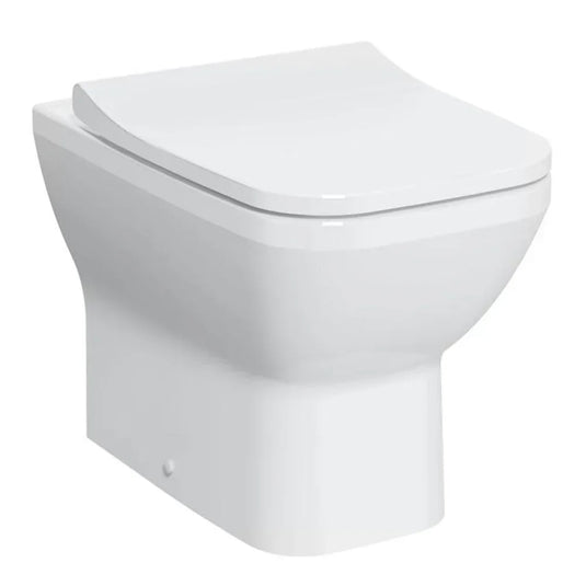 Vitra Integra Rimless Back to Wall Toilet Pan - White - Envy Bathrooms Ltd