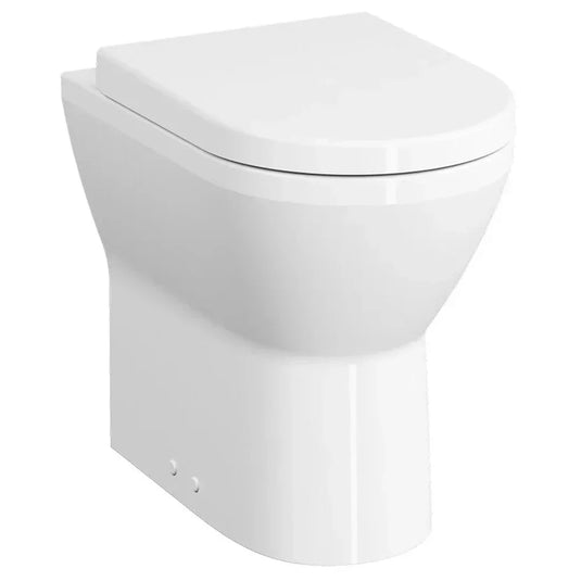 Vitra Integra Rimless Comfort Height Back to Wall Toilet Pan - White - Envy Bathrooms Ltd