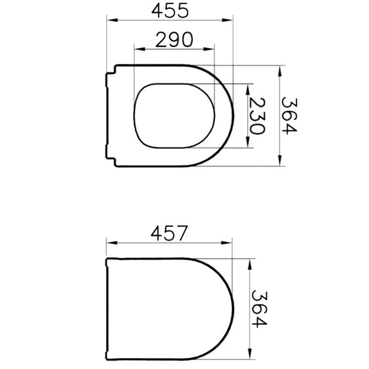 Vitra Integra Slim Soft Close Toilet Seat with Chrome Hinges - White - Envy Bathrooms Ltd