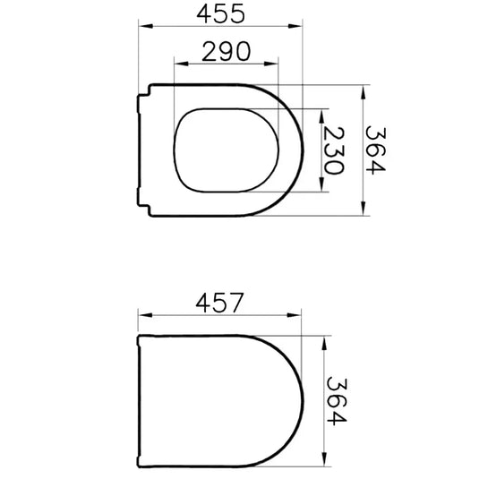 Vitra Integra Slim Soft Close Toilet Seat with Chrome Hinges - White - Envy Bathrooms Ltd