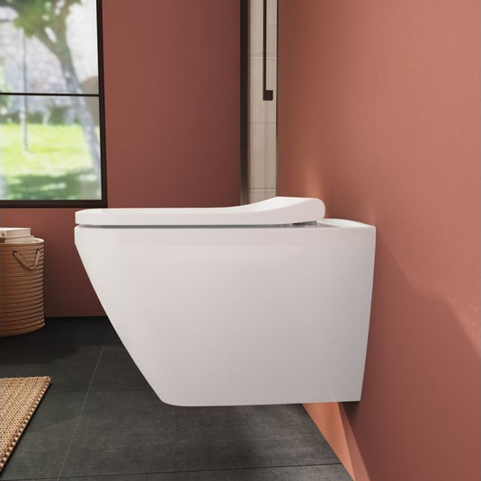 VitrA Integra Square Soft Close Slim Toilet Seat - White - 191-003-009 - Envy Bathrooms Ltd
