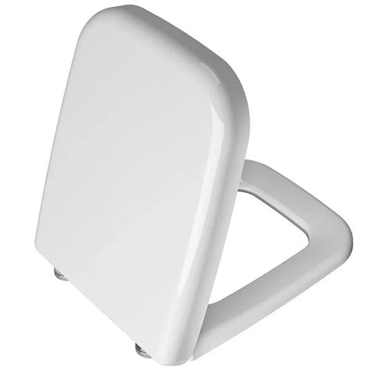 Vitra Integra Standard Toilet Seat with Seat Cover - White - Envy Bathrooms Ltd