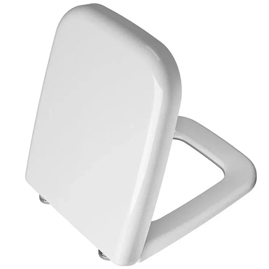 Vitra Integra Standard Toilet Seat with Seat Cover - White - Envy Bathrooms Ltd