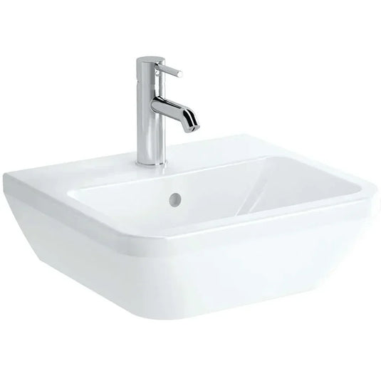 Vitra Integra Wall Hung Basin 550mm Wide - 1 Tap Hole - Envy Bathrooms Ltd