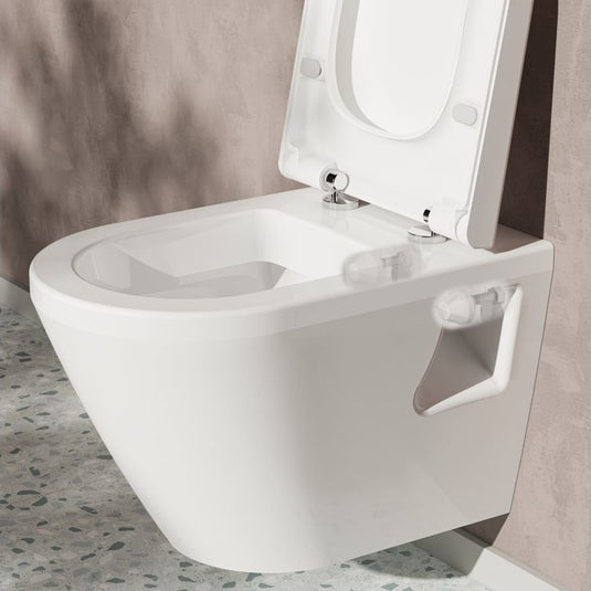 VitrA Integra Wall Hung Pan Only - White - 7063L003-0075 - Envy Bathrooms Ltd