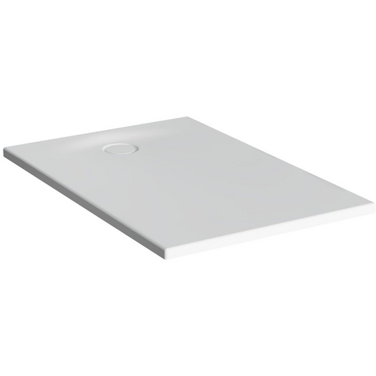 VitrA Leaf 1000mm x 750mm Rectangular Tray - Matt White - 65150001800 - Envy Bathrooms Ltd