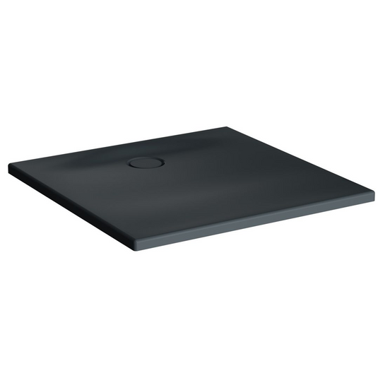 VitrA Leaf 900mm x 900mm Square Tray - Matt Anthracite - 65140001868 - Envy Bathrooms Ltd
