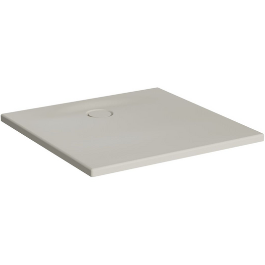 VitrA Leaf 800mm x 800mm Square Tray - Matt Taupe - 65130001869 - Envy Bathrooms Ltd