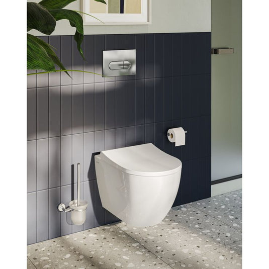 VitrA Loop Round Flush Plate - Chrome - 740-2280 - Envy Bathrooms Ltd